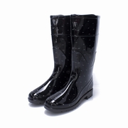 cizme de cauciuc negre elegante